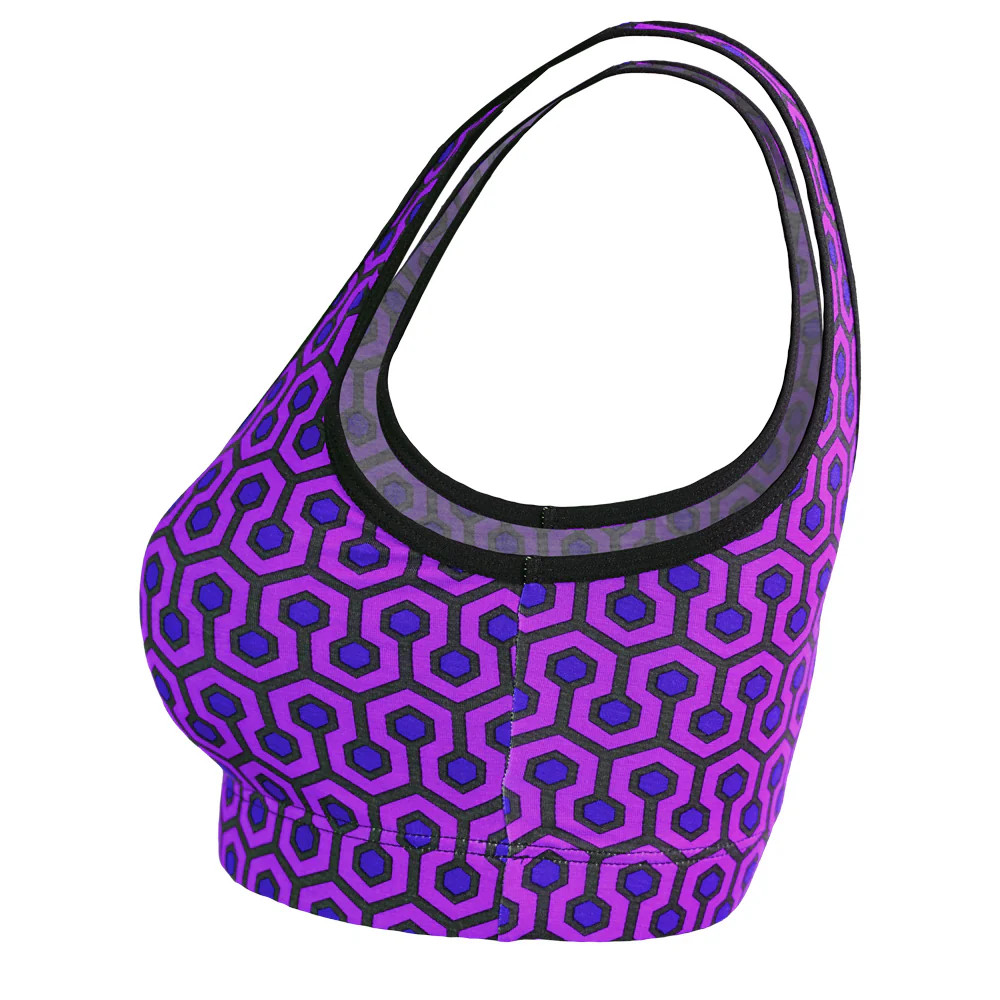 SHEATH Bamboo Hexagon Padded Comfort Bralette - Image 18