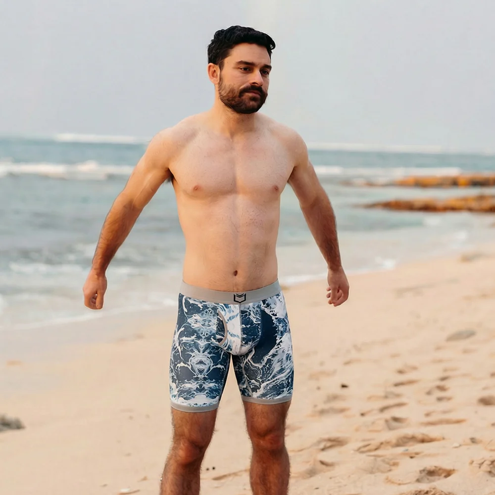 SHEATH V Bamboo Elements Men's Pouch Boxer Brief 8" - Image 14