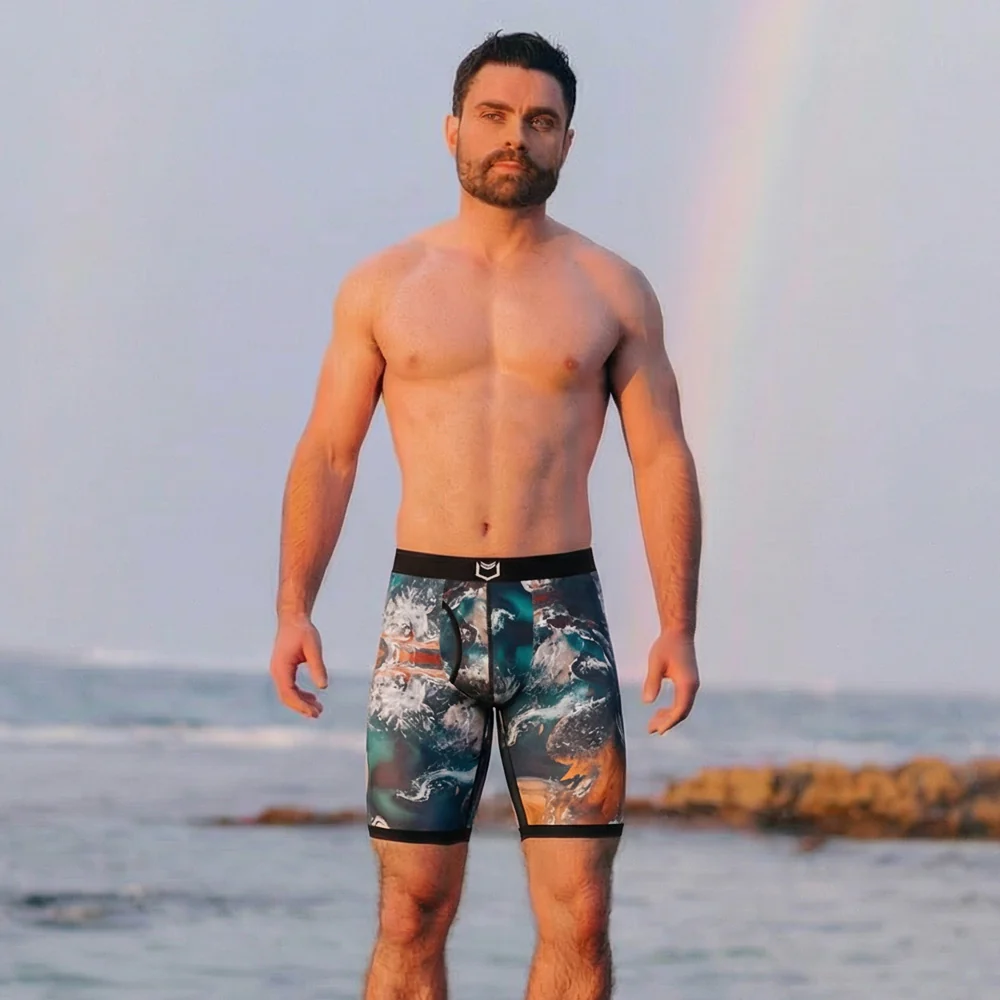 SHEATH V Bamboo Elements Men's Pouch Boxer Brief 8" - Image 8